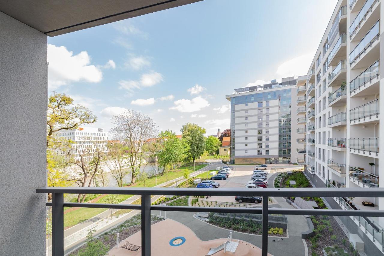 Odra View Apartments III Wroclaw Luaran gambar